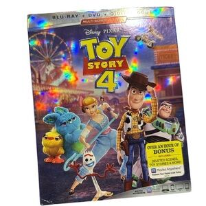 🎬 7 MOVIES/$50 | Disney Toy Story 4 Blu-ray + DVD | Pixar Classic - Gently Used!